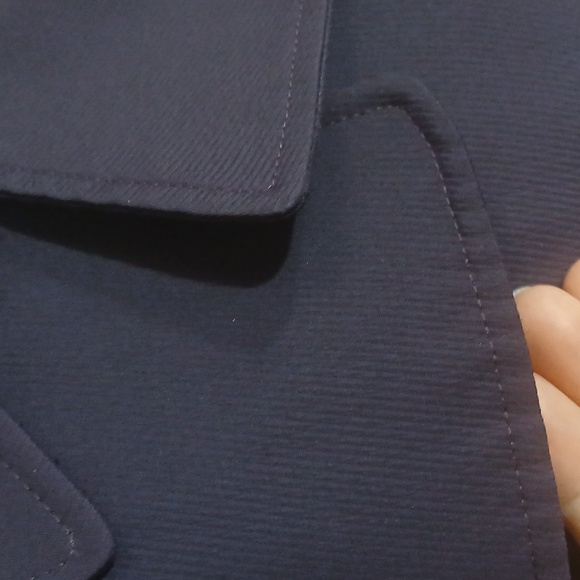 Burberry Dark Purple Trench Coat - Picture 7 of 14